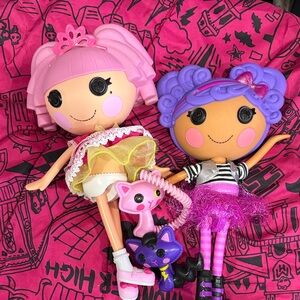 Lalaloopsy Dolls Set - Pink and Purple